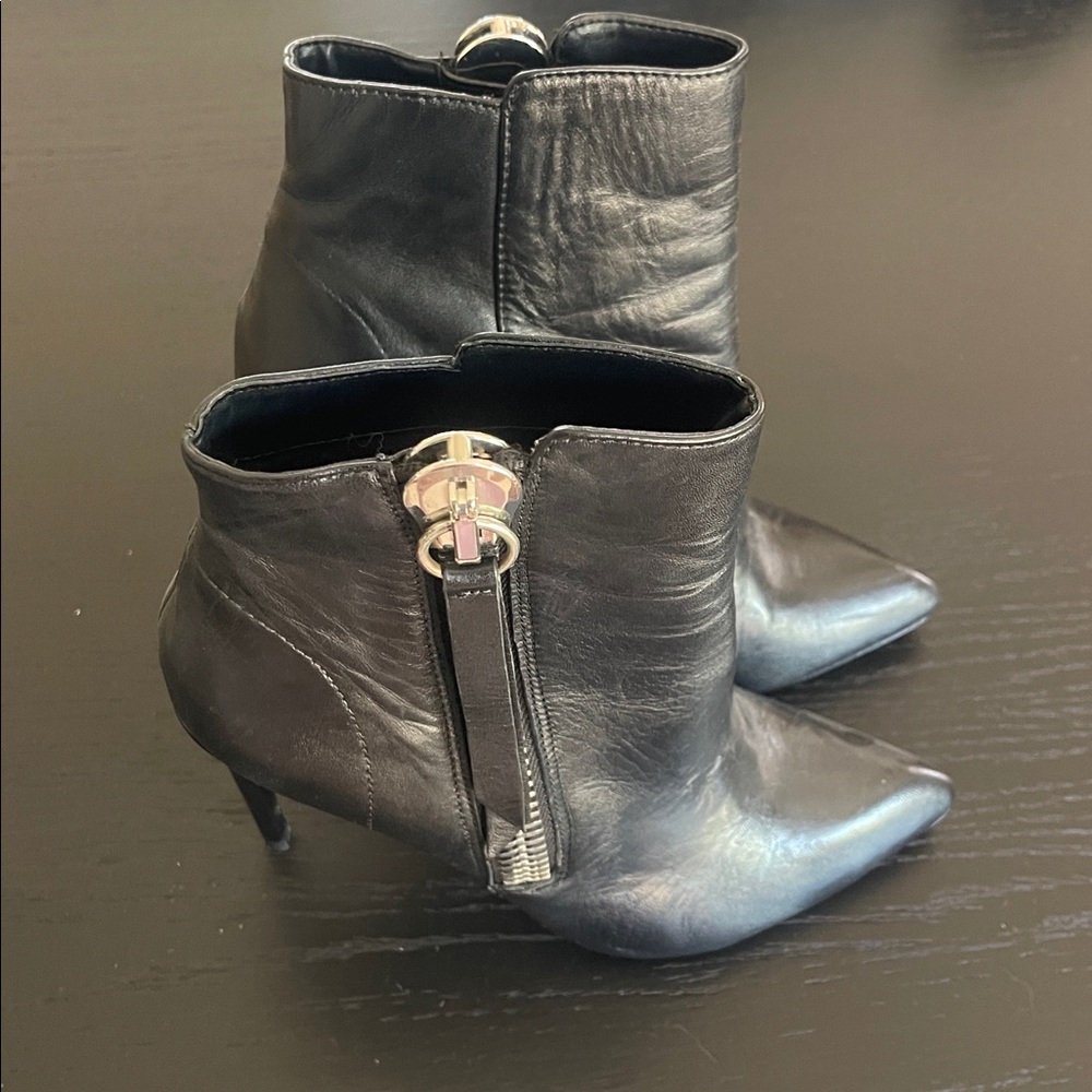 Atwvw Madden Black Ankle Boots Sz 6.5 - Picture 2 of 5